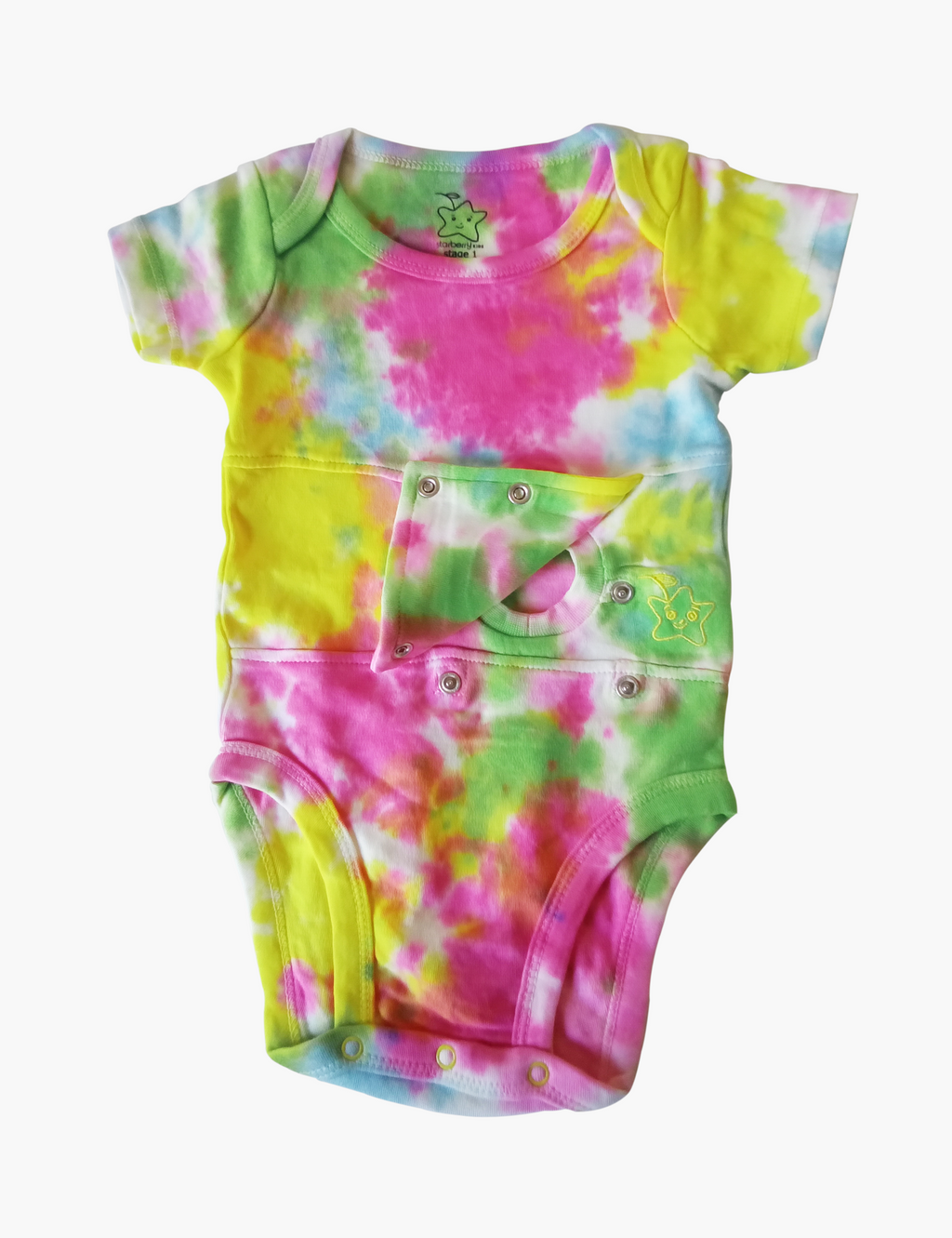 Tie-Dye FeedingTube Onesie