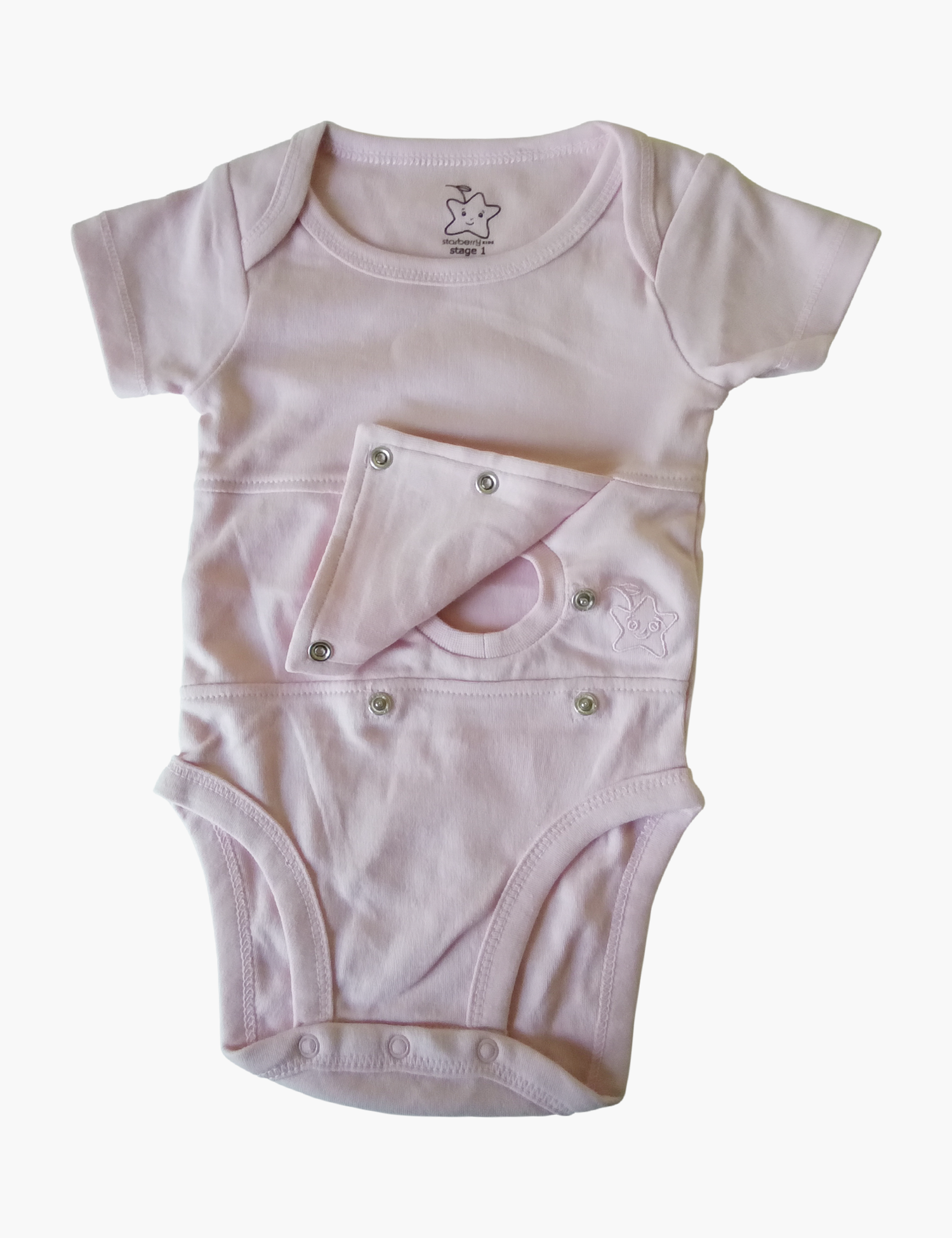 Pink Feeding Tube Onesie