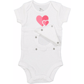 Double Heart Feeding Tube Onesie